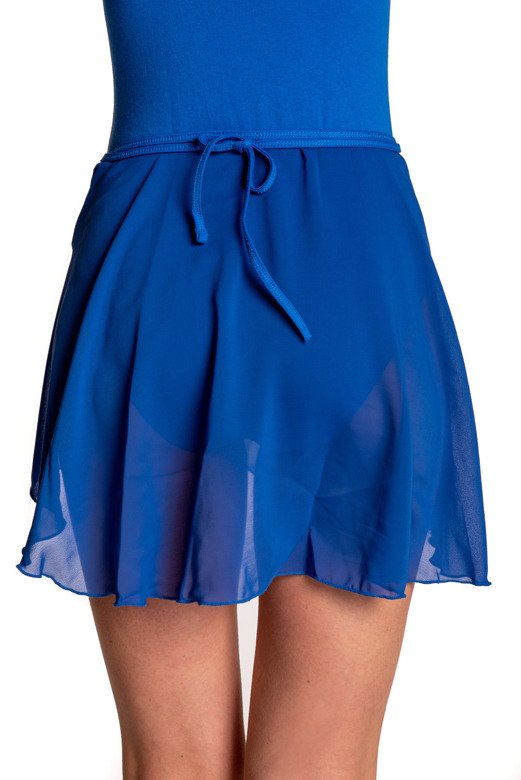 Chiffon Training Wrap Skirt - BALLET and GYMNASTICS bluebell