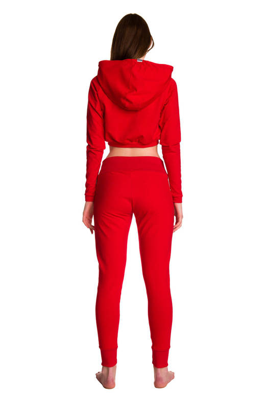 Fitted Women's Red Joggers Pants
