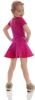 Fairy Dress for Girls with Ruffle and BOW in Fuchsia color.