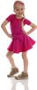 Fairy Dress for Girls with Ruffle and BOW in Fuchsia color.