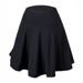 Flared circle training skirt VISCOSA black