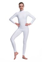 Full zip white jersey