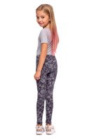 Gray Cats Sports Leggings for Women and Children with Gray Pattern