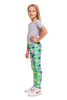 Long children's sports leggings with a STAR pattern and stripes.