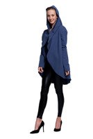 Women's and children's denim cardigan