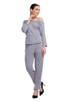 Women's jumpsuit bottoms - gray