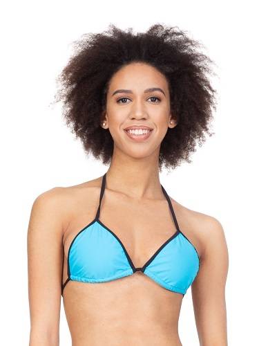 Ujumiskostüüm BIKINI Top - RENNWEAR türkiissinine