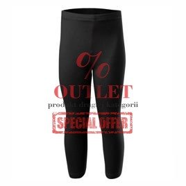 Legging en coton - 3/4 noir - OUTLET