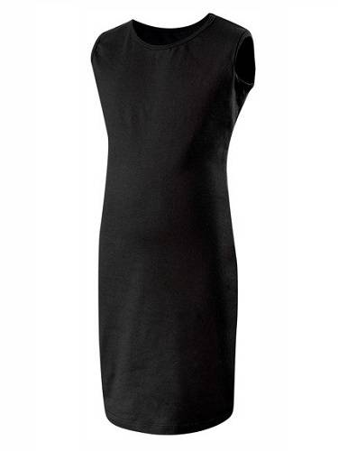 Robe crayon sans manches - noir