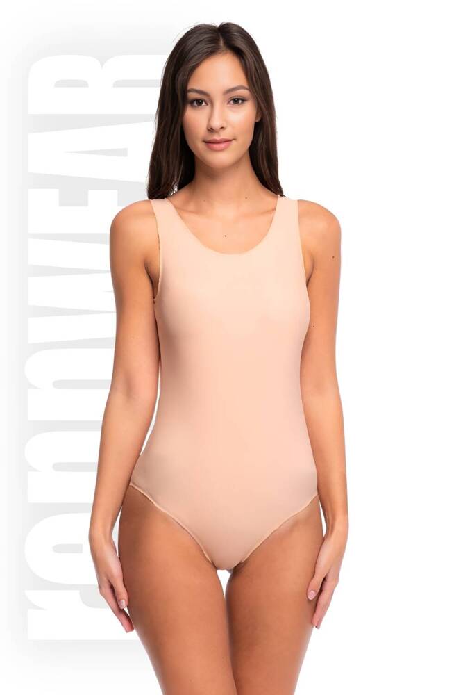 Body nude sans manches B100 nude