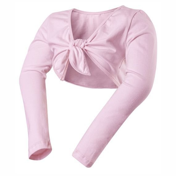 Boléro noué pour fille COTTON rose