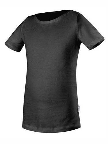 Tanz / Gymnastik KURZARM Trainings-T-Shirt - schwarz