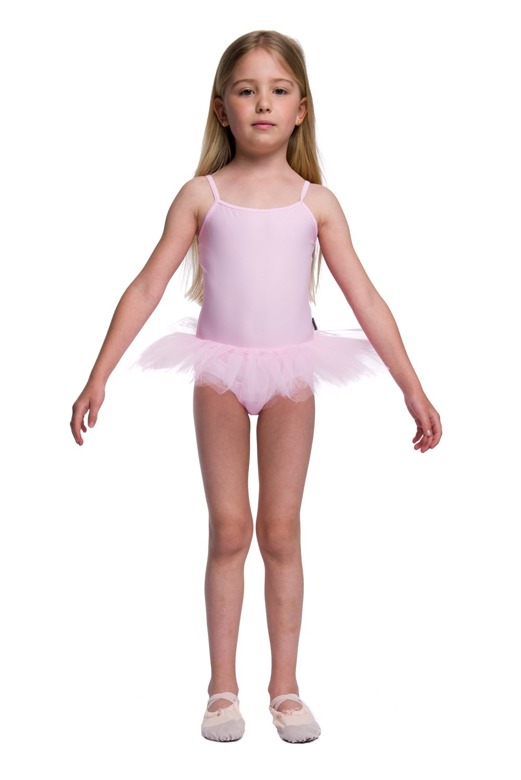 Outfit TUTU-Bodysuit mit dünnen Trägern - rosa