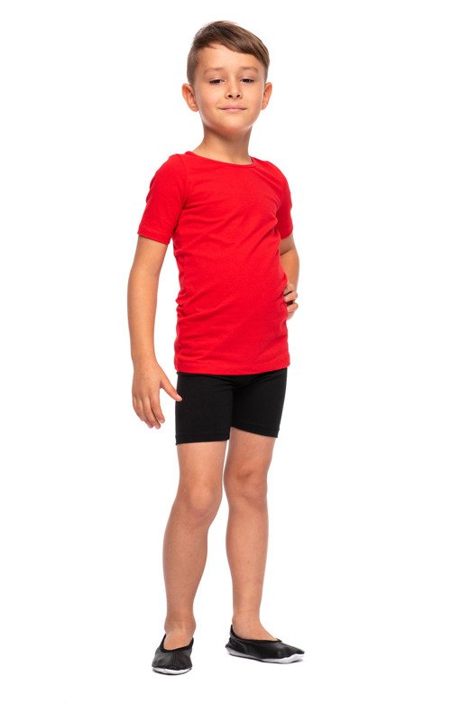 Tanz/Gymnastik Kurzarm-Trainings-T-Shirt - rot