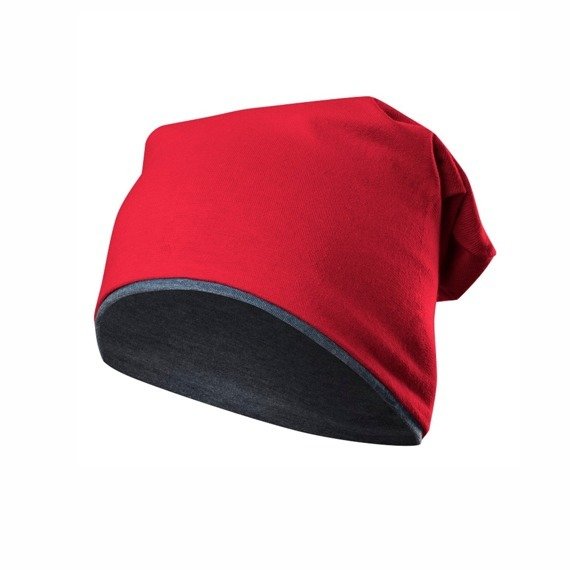 Zweilagige Kappe KRASNAL SMERFETKA rot+graphit