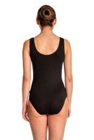 Ärmelloser Gymnastikbody B100B schwarz - OUTLET