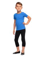 Tanz / Gymnastik Trainings T-Shirt KURZARM - kornblumenblau