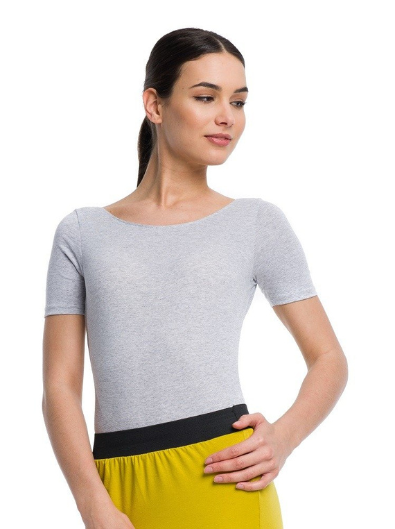 B100K Cuerpo de entrenamiento gimnástico de melange-gris