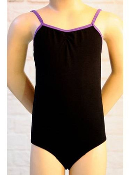 Body enfant noir - violet