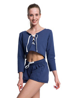 Haut de sport fitness en jean