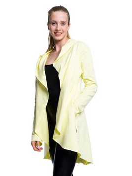 Women's and children's lemon cardigan