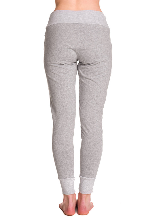 Pantalon de survêtement moulant femme gris chiné