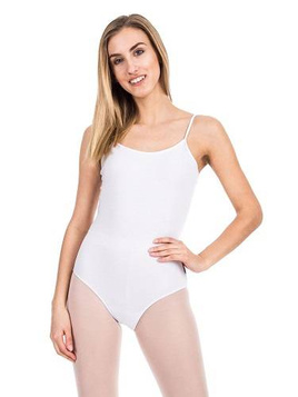 Sleeveless Gymnastics Body Training B100CR in White