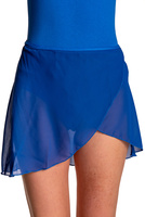 Fusta de antrenament din sifon legata - BALET si GYMNASTIC albastru colt