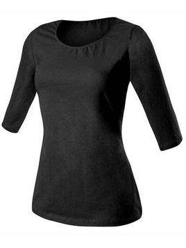 T-shirt manica 3/4 - nera