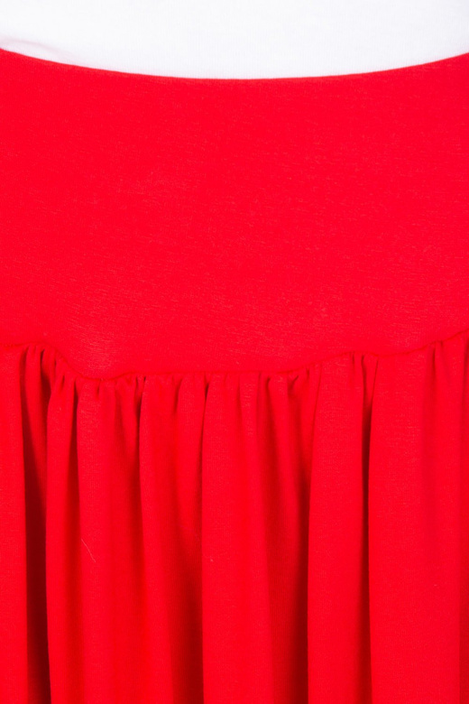 Jupe MAXI en viscose - rouge