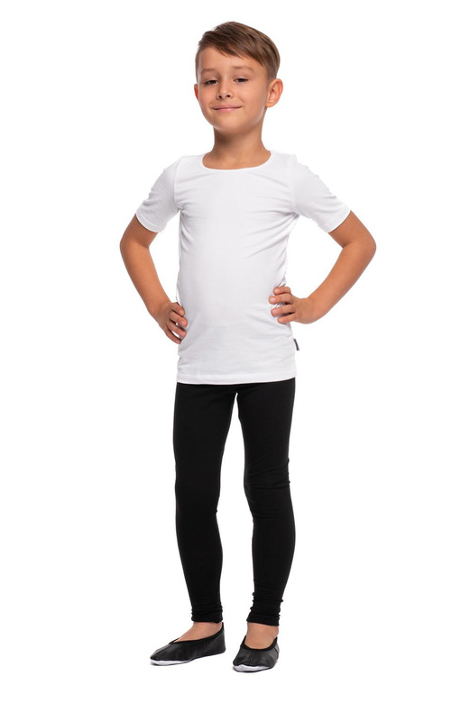 Short Sleeve Dance/Gymnastics Training Shirt - White