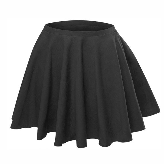 A-line circle skirt - graphite