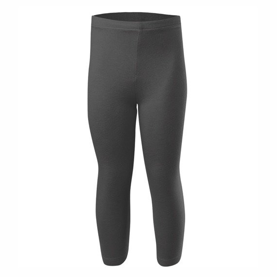 Sportliche 3/4-Bein-Leggings für Damen, Herren und Kinder, Baumwolle, Graphit