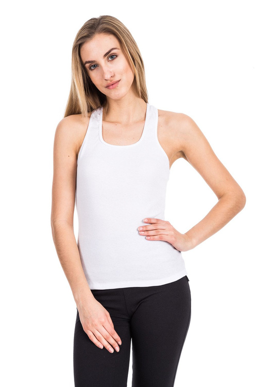 T-shirt i bomull typ BOXER - vit