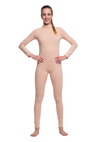 Viso kūno trikotažas su nude užtrauktuku