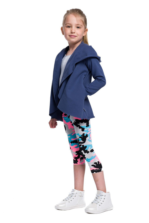 Cardigan in denim da donna e bambino