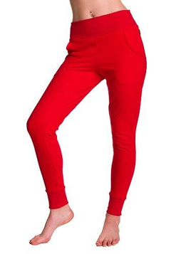 Fitted Women's Red Joggers Pants