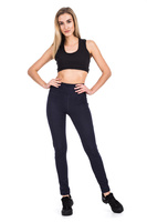 Leggings a vita alta da donna - denim