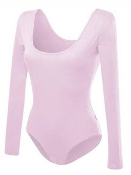 Body snellente donna rosa a manica lunga