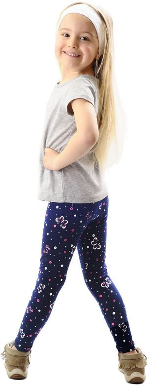 Leggings lunghi da bambino con stampa FARFALLA