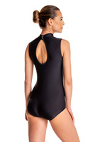 Body allenamento ginnastica donna TEAR back GOLF collare nero