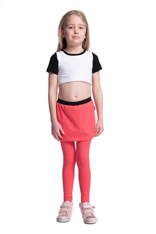 Lange Leggings mit Korallenrock