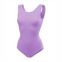 Body de gimnastică fără mâneci B100B heather