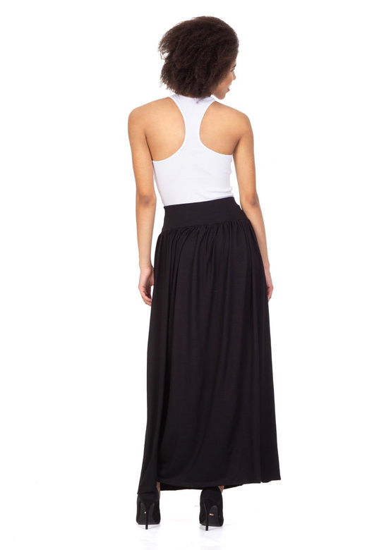 Jupe MAXI en viscose - noir