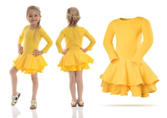 Traumhaftes Tüllkleid für eine gelbe Prinzessin