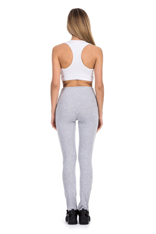 Sportleggings für Damen mit hohem Bund - grau