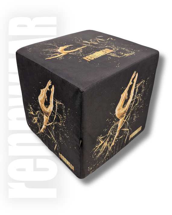 GOLDEN GYMNAST | Poduszka do ćwiczeń z gumą15x20x4 cm "MINI"| rennWEAR