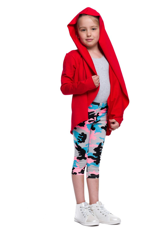 Cárdigan rojo mujer y niño