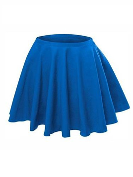 Flared Circle Skirt - Navy Blue