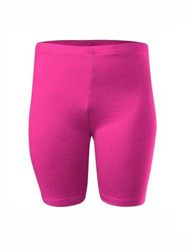 Kurze Sportleggings für Damen, Herren und Kinder aus Baumwolle in Fuchsia